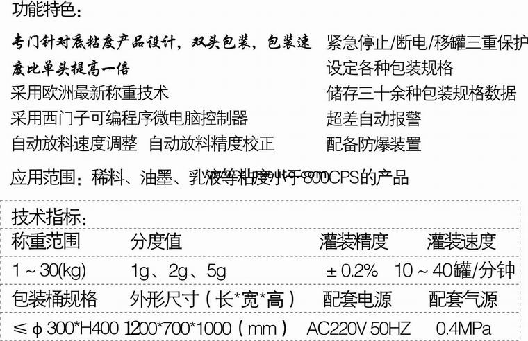 化學(xué)品灌裝機(jī)